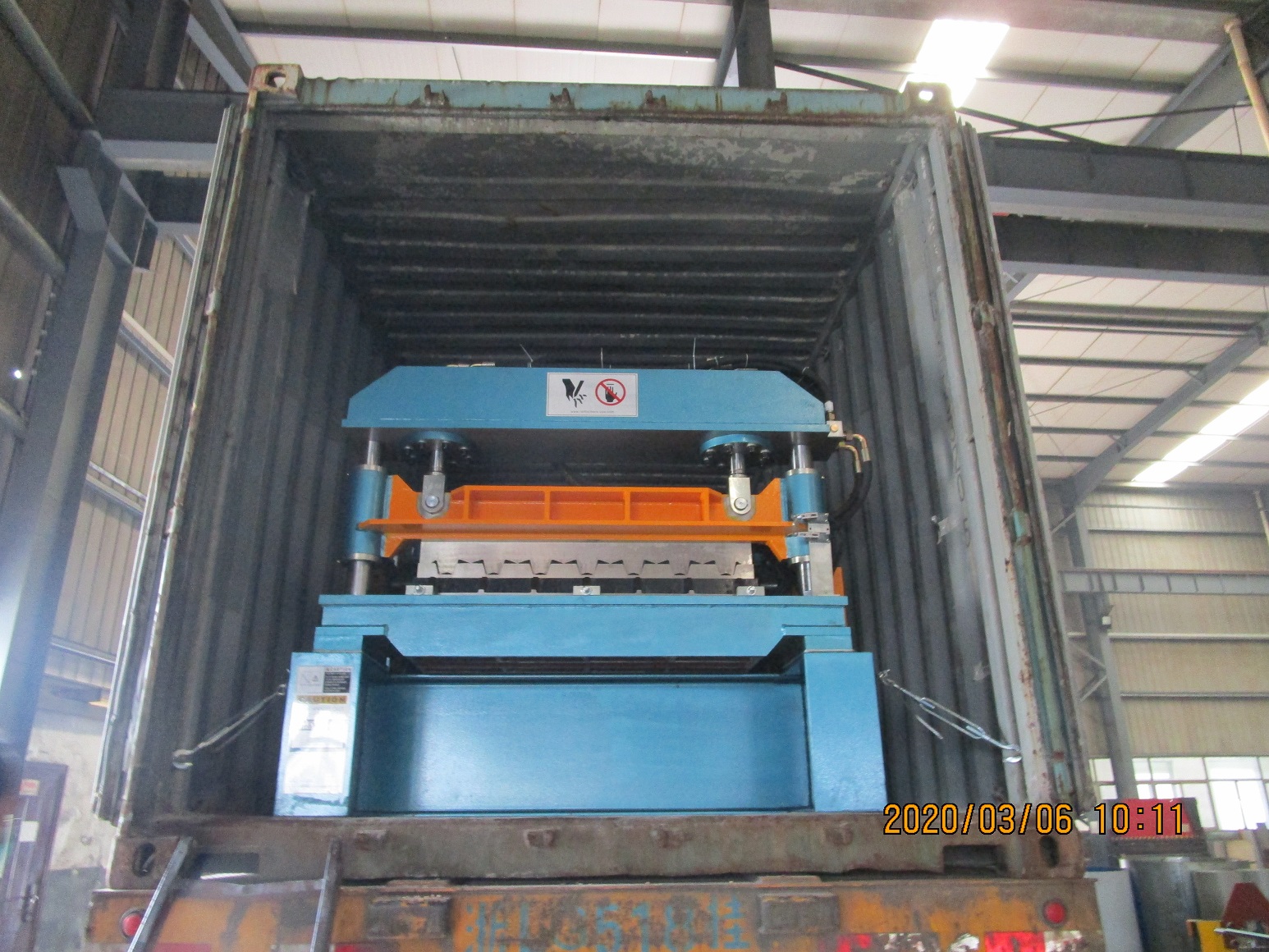 roll forming machine delivered to USA Профилегибочная машина доставлена в США