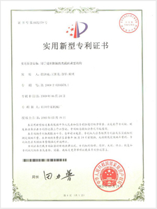 Патентный сертификат на формовочную машину с переменным поперечным сечением