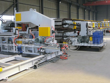 Машина для производства сэндвич-панелей из ПУ