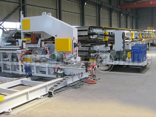 Машина для производства сэндвич-панелей из ПУ