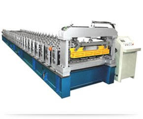 Профилегибочная машина для производства металлических кровельных рулонов