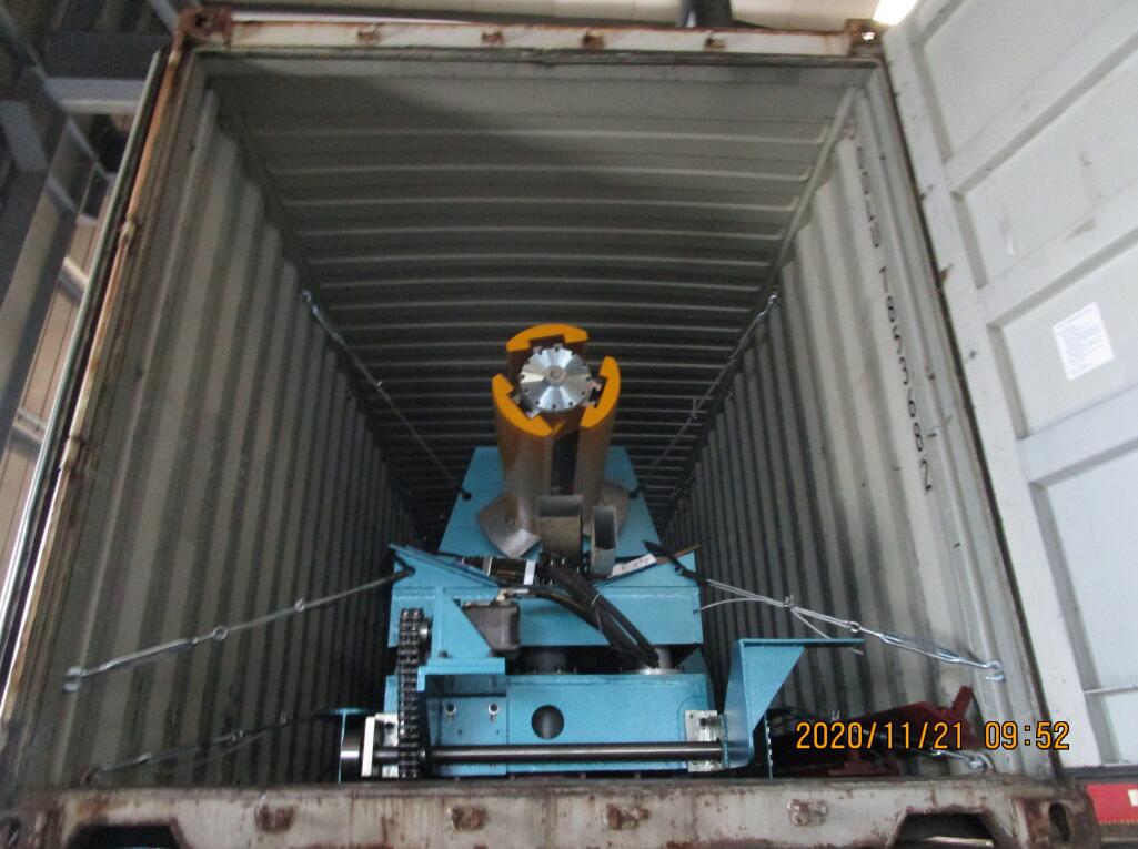 Поставка профилегибочной машины для производства жалюзи Zhongyuan в Северную Америку 21 ноября 2020 г. 