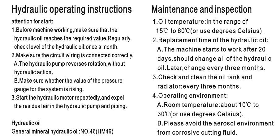 Техническое обслуживание гидравлической станции