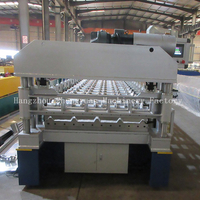 Станок для кровельных панелей с электрорезкой