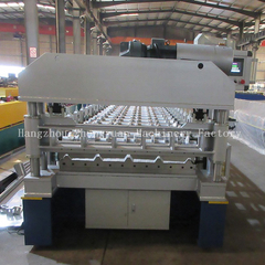 Станок для кровельных панелей с электрорезкой