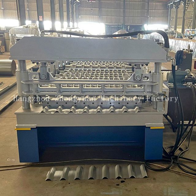 Машина для изготовления кровельных листов