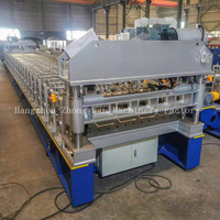 Машина для холодной прокатки кровли с электрической резкой