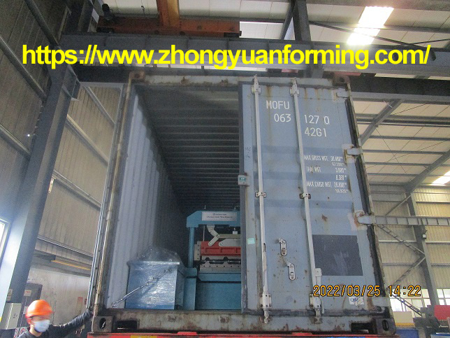 Профилегибочная машина для производства рулонных стеновых панелей Zhongyuan