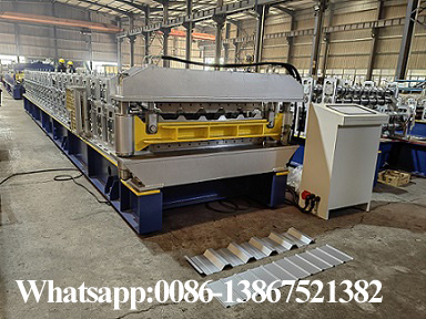 Профилегибочная машина для производства двухслойных кровельных листов Zhongyuan