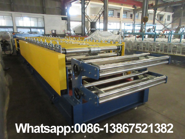 Профилегибочная машина для производства двухслойных кровельных листов Zhongyuan