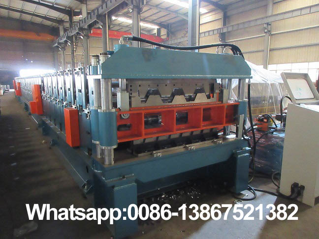 Профилегибочная машина для производства двухслойной кровли Zhongyuan